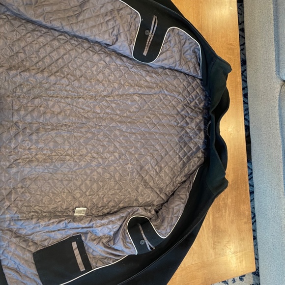 Calvin Klein Black Wool Coat. Size Medium. - Picture 7 of 7